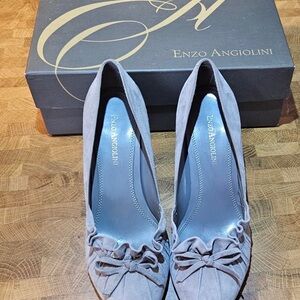 Enzo Angiolini Elegant Gray Heels